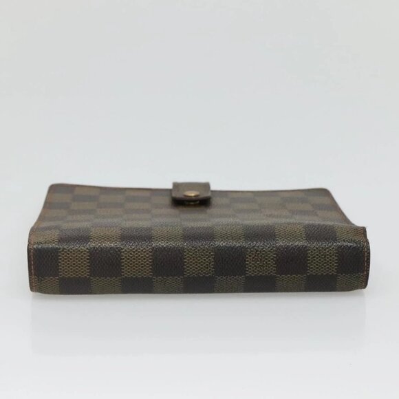 LOUIS VUITTON Damier Ebene Agenda MM Day Planner Cover R20240 LV Auth 130872 - Picture 7 of 16